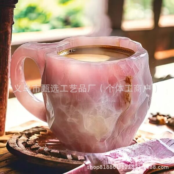 Cross-border Mineral Crystal Coffee Mugs Resin Crafts Imitation Mineral Crystal Coffee Cup - Image 2