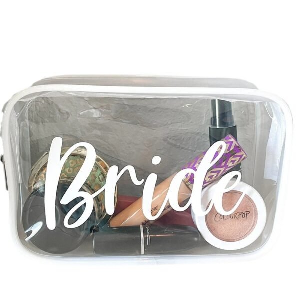 Cosmetics Bag Pvc Portable Travel Zipper Bag Can Be Printed Logo - Image 5