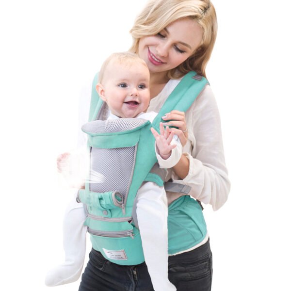 Aier Baby Shoulder Strap Baby Waist Stool Spring And Summer Four Seasons Universal Multi-functional Breathable Front Holding Single Stool 0-48 Months - Image 5