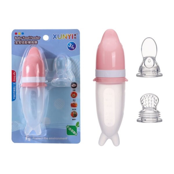 Baby Dolphin Spoon Complementary Food Feeding Soft Spoon Head - Image 8