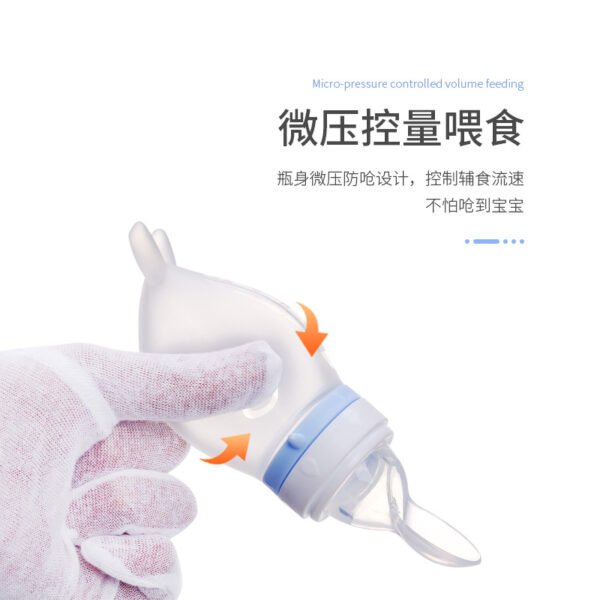Baby Dolphin Spoon Complementary Food Feeding Soft Spoon Head - Image 3