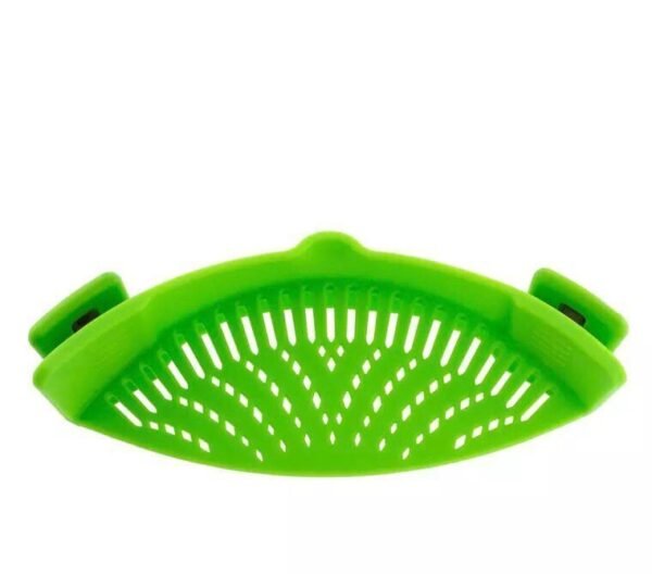 Silicone Draining Basket Blocking Pot Side Water Filter Kitchen Supplies Silicone Draining Device Pot Side Draining Block High Temperature Resistant - Image 2