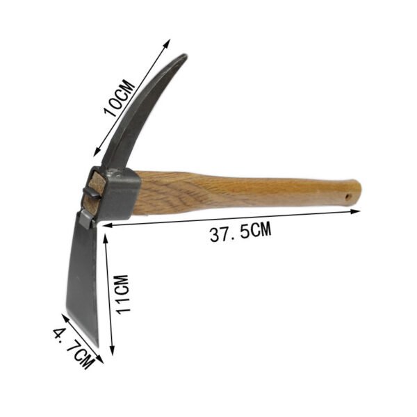 Short Wooden Handle Steel Carbon Garden Tool - Image 7