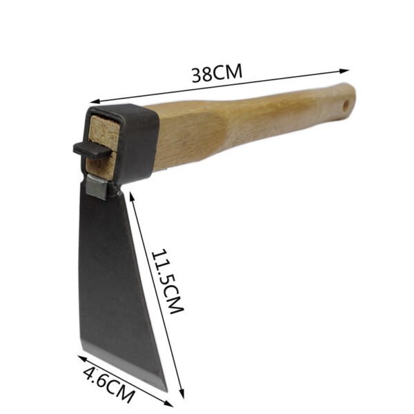 Short Wooden Handle Steel Carbon Garden Tool - Image 2
