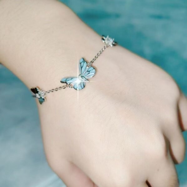Luminous Butterfly Necklace Bracelet - Image 3