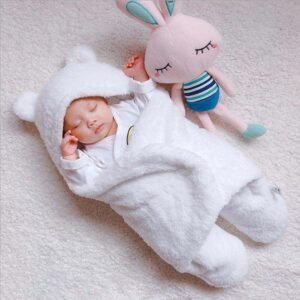 Autumn and winter thickened baby swaddling supplies
