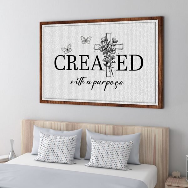 Created With A Purpose Faith Sign II - Image 8