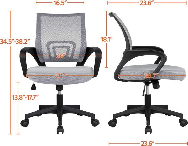 Ergonomic Mesh Office Chair with Lumbar Support - Image 3