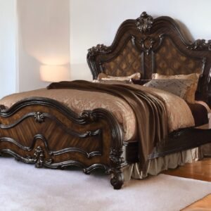Brown King Bed Frame