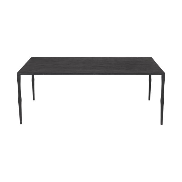 22" Black Iron Coffee Table - Image 8