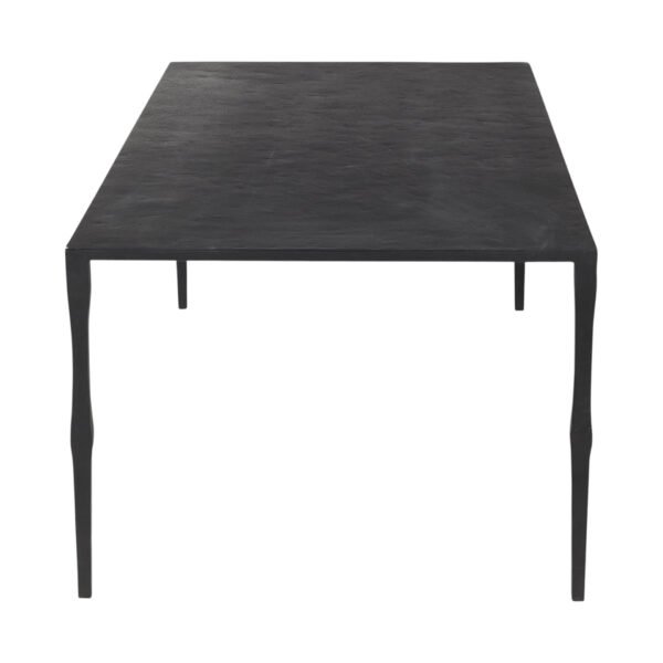 22" Black Iron Coffee Table - Image 9