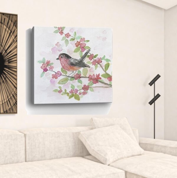 Flower And Bird Unframed Print Wall Art - Image 5