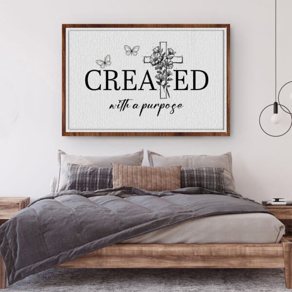 Created With A Purpose Faith Sign II - Image 2