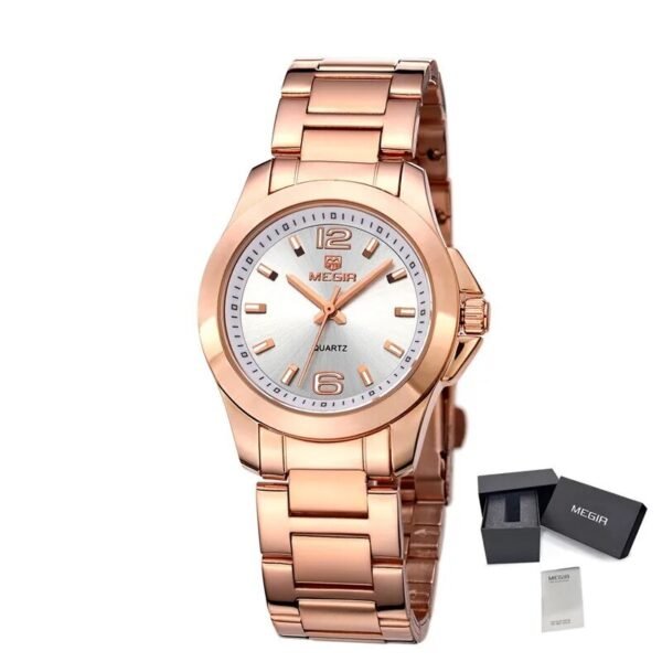 MEGIR Luxury Women Bracelet Watches Top Brand Fashion Ladies Quartz Watch Waterproof Elegant Female Wristwatch Dress Clock 5006L - Image 12
