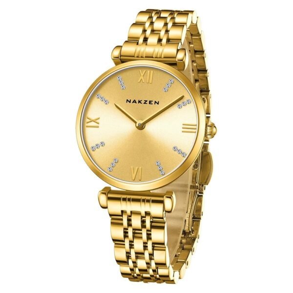 Fashion Ladies Watch Women 2021 New Rose Gold Dress Quartz Watches Luxury Diamond Wristwatches Relogio Feminino Bracelet Clock - Image 6