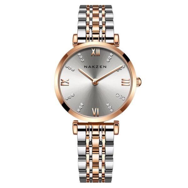 Fashion Ladies Watch Women 2021 New Rose Gold Dress Quartz Watches Luxury Diamond Wristwatches Relogio Feminino Bracelet Clock - Image 7