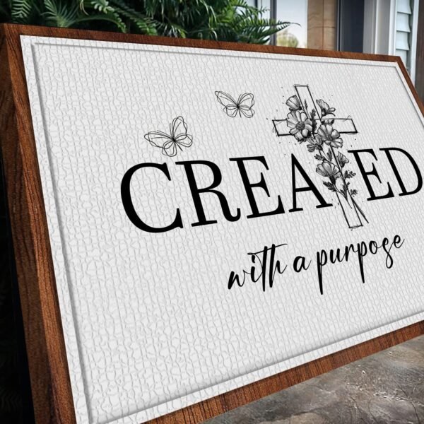 Created With A Purpose Faith Sign II - Image 5