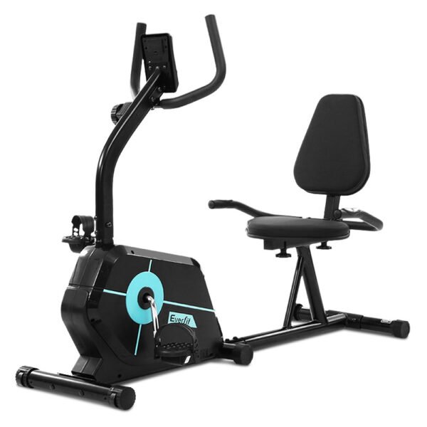 NNEDSZ Magnetic Recumbent Exercise Bike Fitness Cycle Trainer Gym Equipment - Image 3