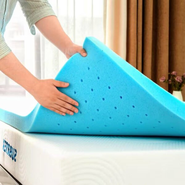 Full size 3-inch Thick High Density Memory Foam Mattress Topper - Image 3