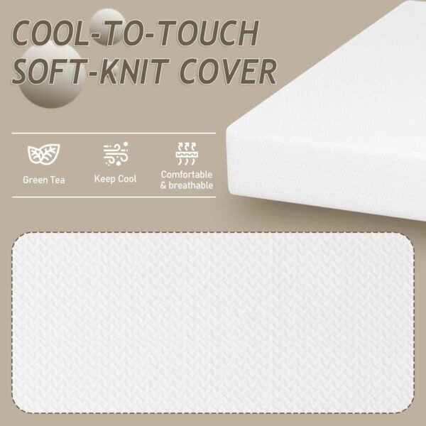 King size 10-inch Thick Medium Firm Cool Gel Memory Foam Mattress - Image 3