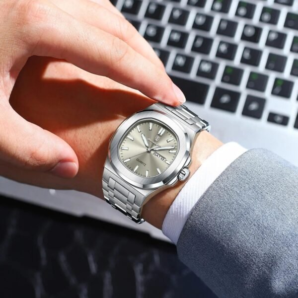 Men’s Luxury Square Watch - Image 5