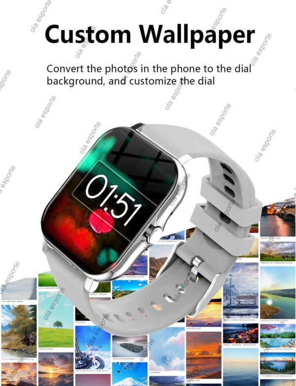 NNEOBA Smart Watch for Men & Women Bluetooth Sports Watch - Image 2