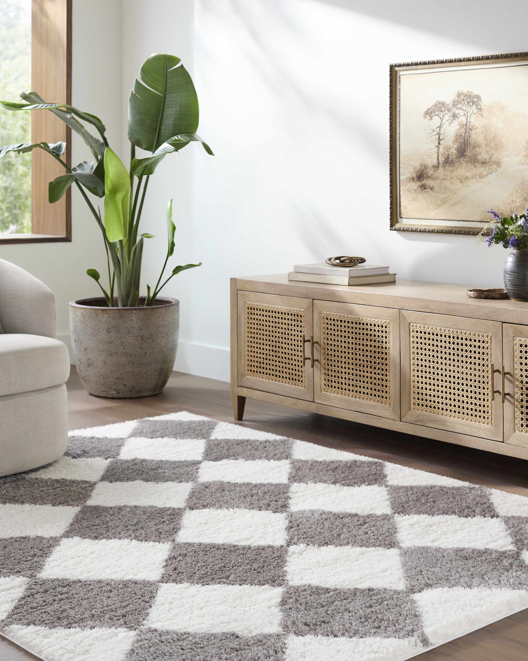 Achaia Dark Gray Area Rug