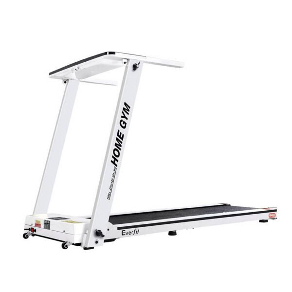 NNEDSZ Electric Treadmill Home Gym Exercise Running Machine Fitness Equipment Compact Fully Foldable 420mm Belt White - Image 3