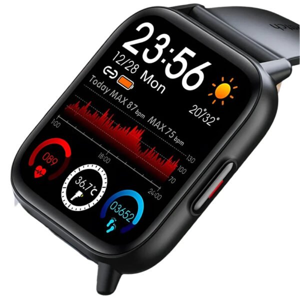Smart Watch for Men and Women (Black) - Image 2