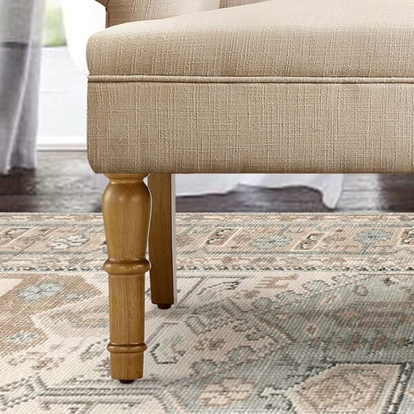 Warm Beige Love Seats Sofa Set - Image 5