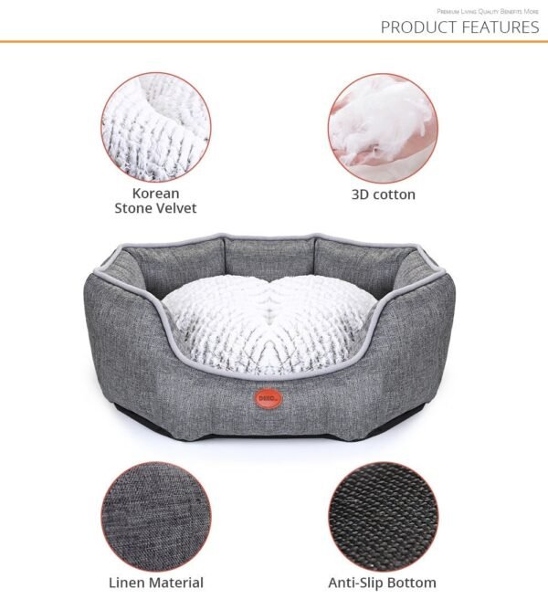 Dog Bed Soft Sleeping Sofa Waterproof Cushion Mat For Puppy Cat Cotton Pillow Pet Supplies - Image 4