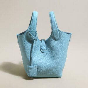 Playful Leather Bucket Bag