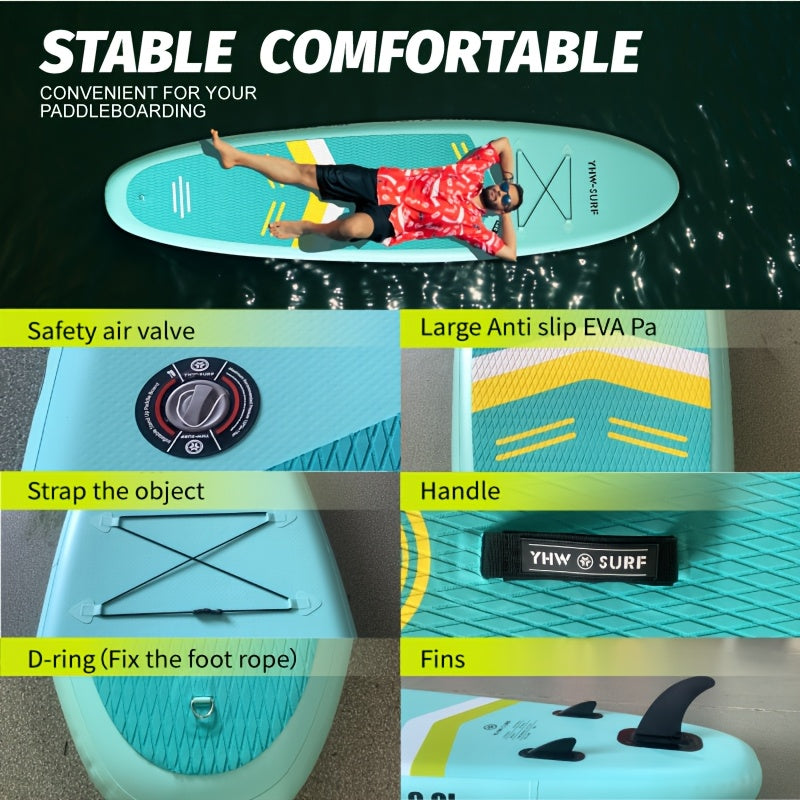 Surfboard Set with Paddle Board and Accessories - Image 3