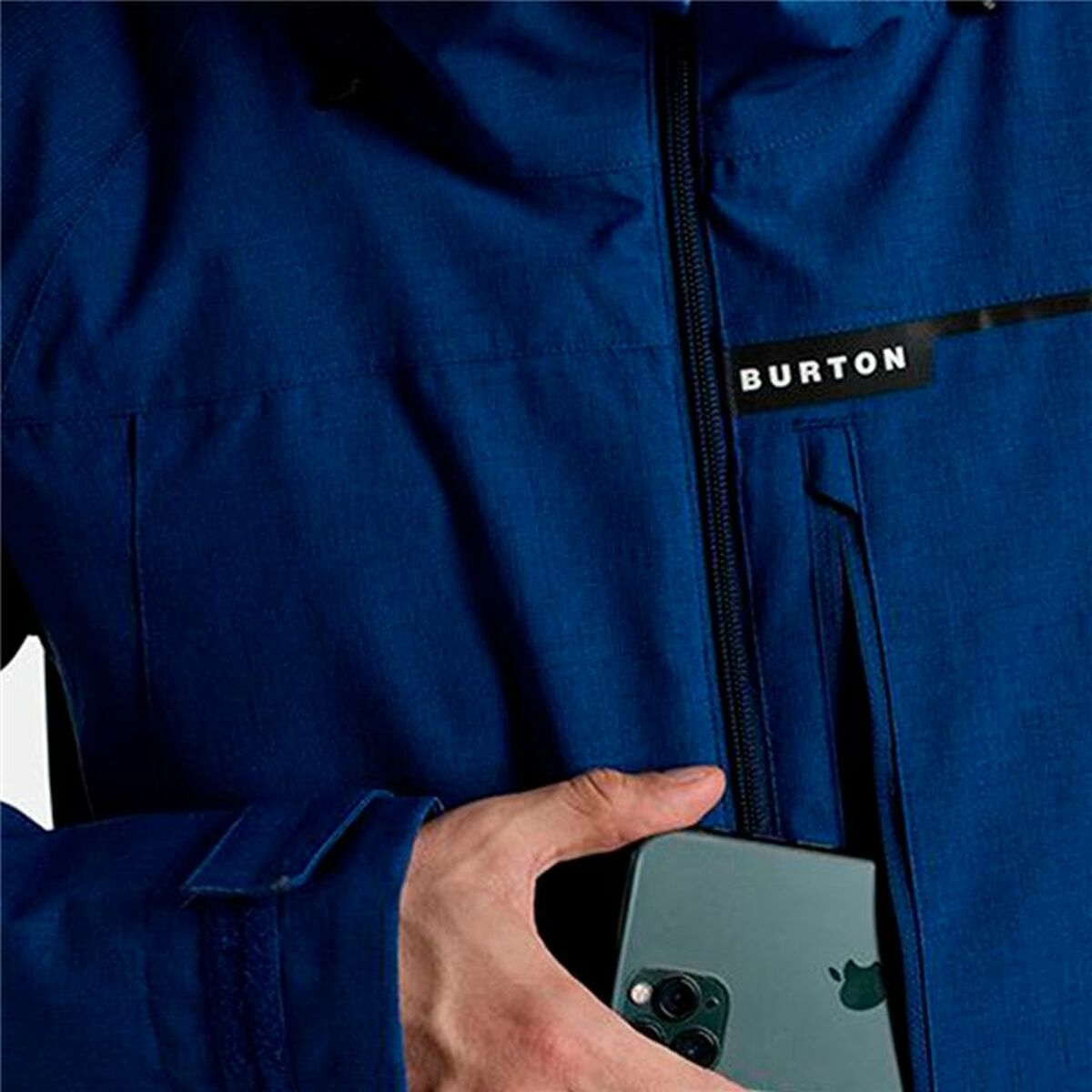 Ski Jacket Burton Lodgepole Nightfall Blue Men - Image 3