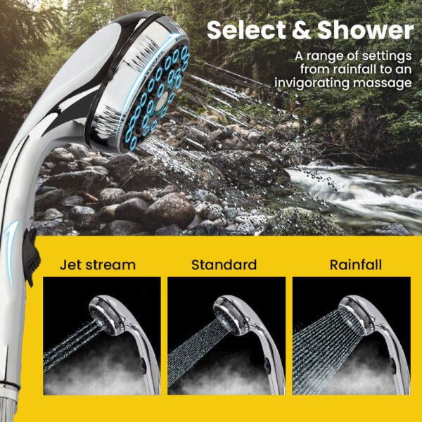 NNEMB Portable Gas Outdoor Camping Hot Water Heater System-with 12V Pump-Shower Head-White - Image 5