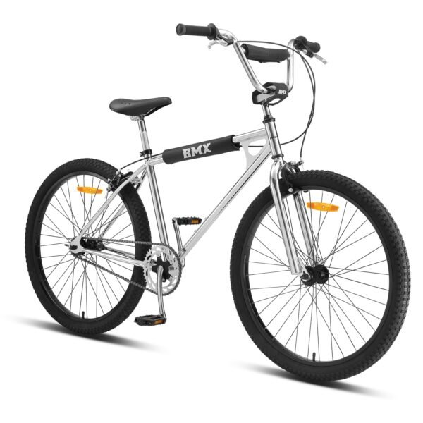 NNEDSZ Progear Bikes Classic BMX Bike 26" in Chrome