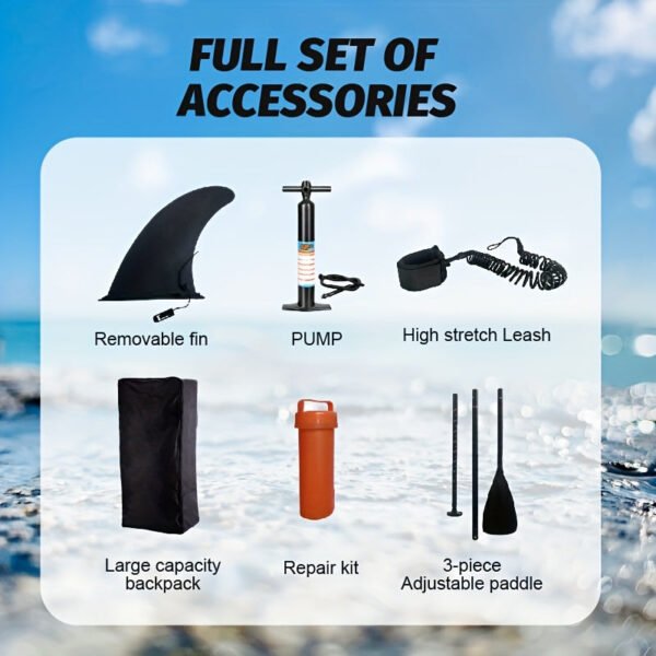 Inflatable Stand-Up Surfboard - Image 3
