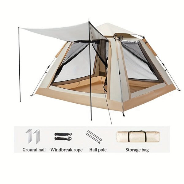 Portable Folding Camping Tent with Canopy (2-Person) - Image 4
